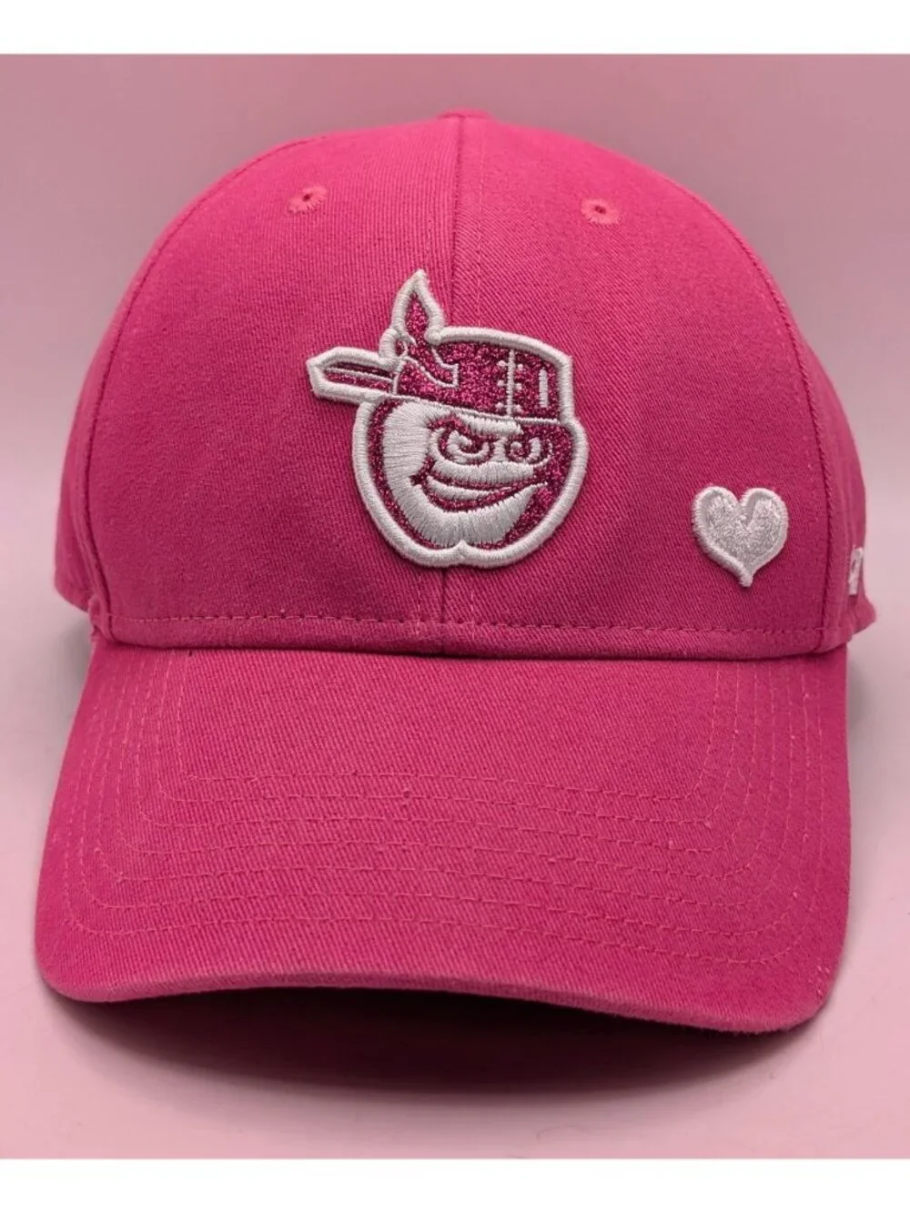 Fort Wayne TinCaps MiLB Hat Cap YOUTH Pink Minors Baseball Kids Hearts '47 Brand